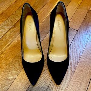 J.Crew suede heels